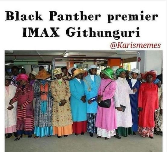 Black panther premier imax githunguri karismemes