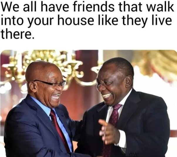 We all have friends that walk into your house like they live there.