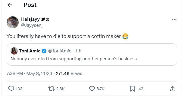 Post heisjayy x jayysen_ you literally have to die to support a coffin maker ton