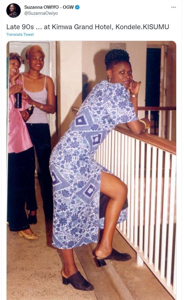 Suzanna OWIYO OGW SuzannaOwiyo Late 9Os at Kimwa Grand Hotel, Kondele KISUMU Tra