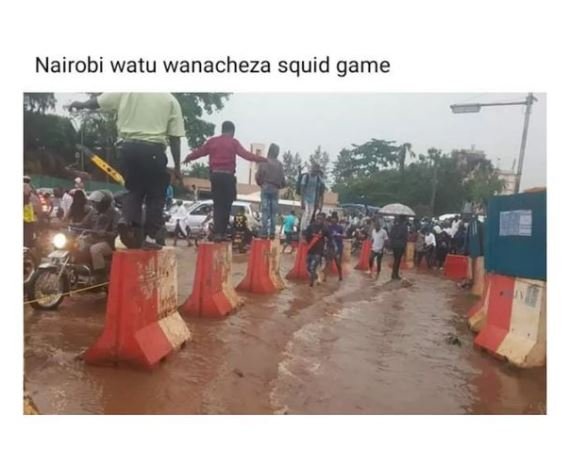 Nairobi watu wanacheza squid game
