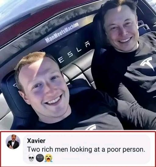 Manmeetsiachine 4 4 v xavier two rich men looking at a poor person.