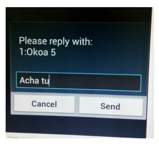 Please reply with iokoa 5 acha tu cancel send