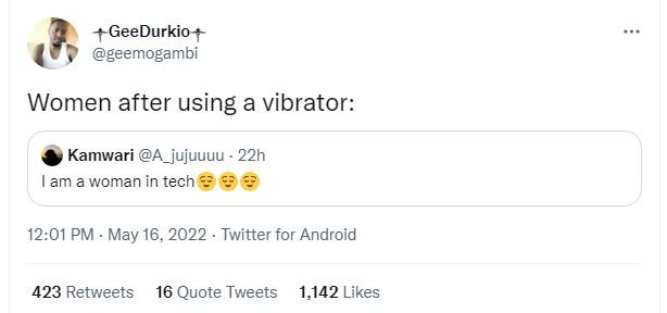 Geedurkio geemogambi women after using a vibrator kamwari a_jujuuuu . 22h am wom