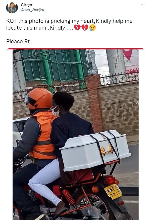 Ginger Just_Wanjiru KOT this photo is pricking my heart,Kindly help me locate th