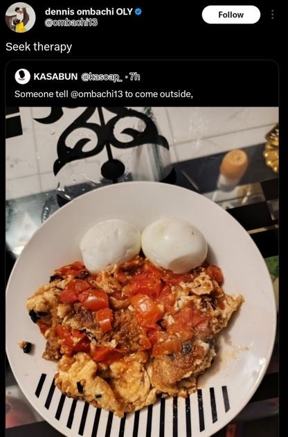 Dennis ombachi oly ouuibachiis follow seek therapy kasabun gkasoap th someone te