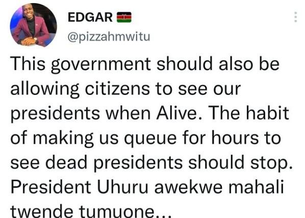 Edgar pizzahmwitu this government should also be allowing citizens to see our pr