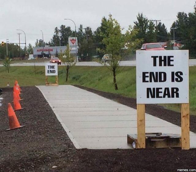 The end is near eno memes com