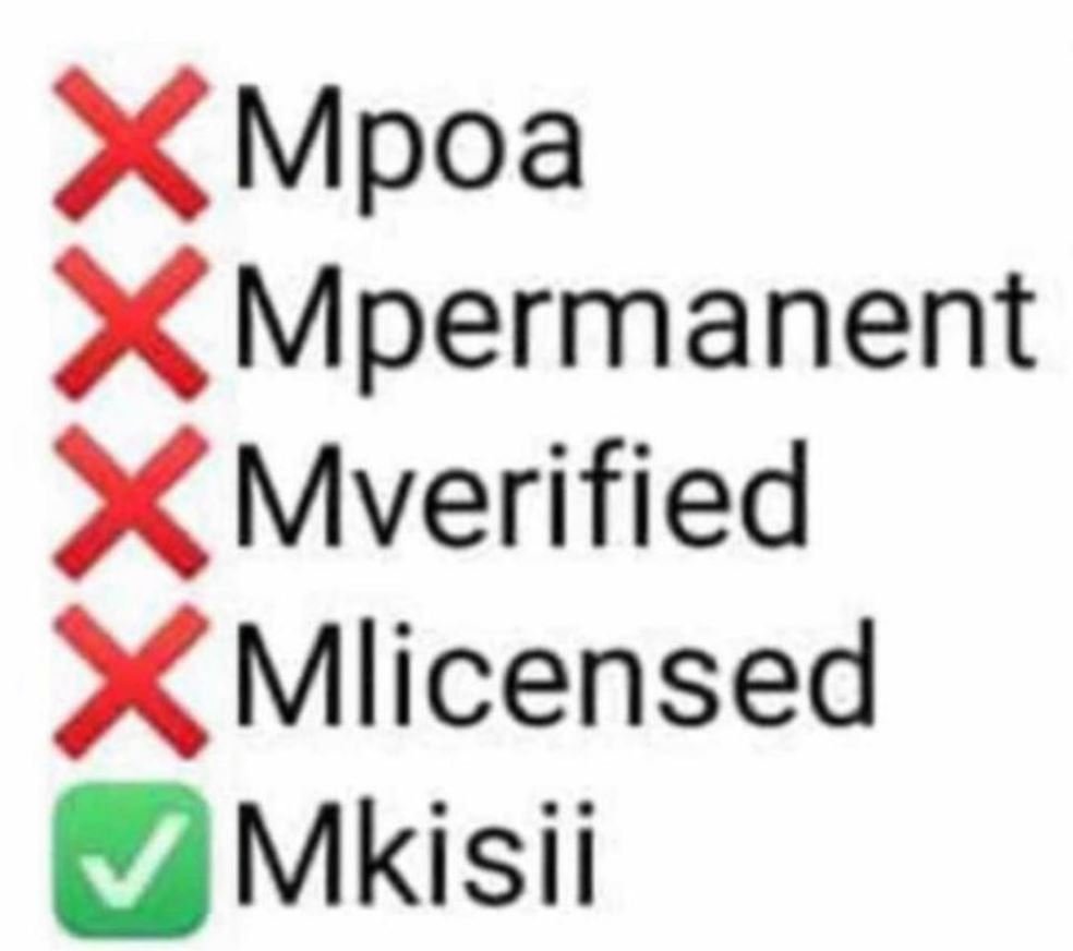 Mpoa 1 mpermanent mverified mlicensed mkisii