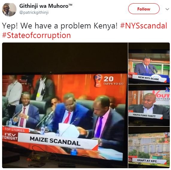 Githinji wa muhoro patrickgithinji follow yep! we have a problem kenya! nysscand