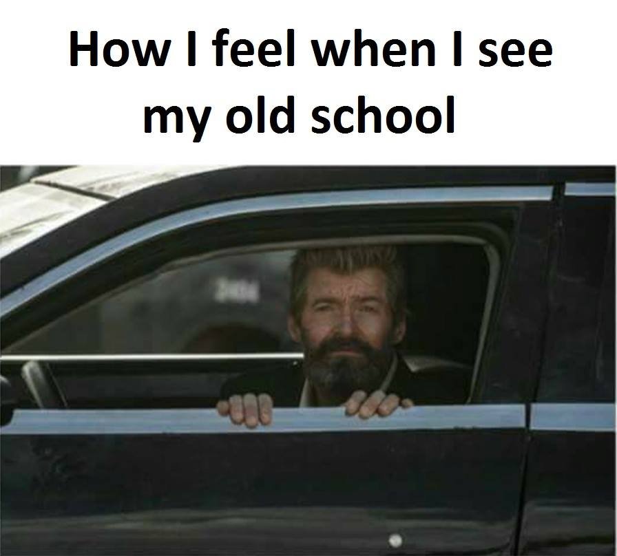How feel when i see my old school 206