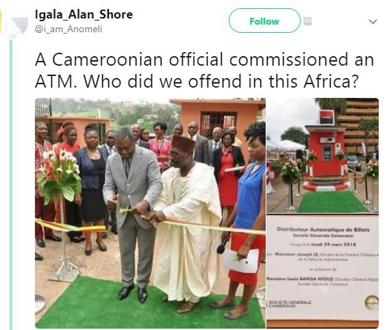 Igala_alan_shore lam_anomell follow a cameroonian official commissioned an atm.