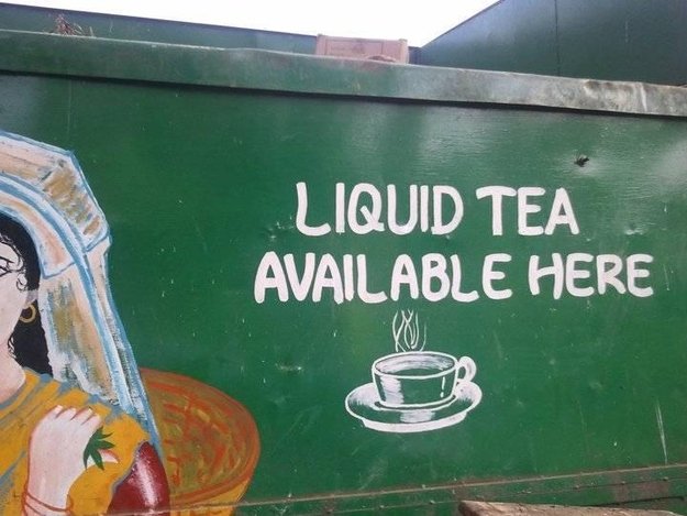 Liquid tea available here