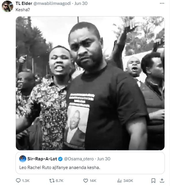 Tl elder mwabilimwagodi jun 30 kesha? sirrapalot osama_otero jun 30 leo rachel r