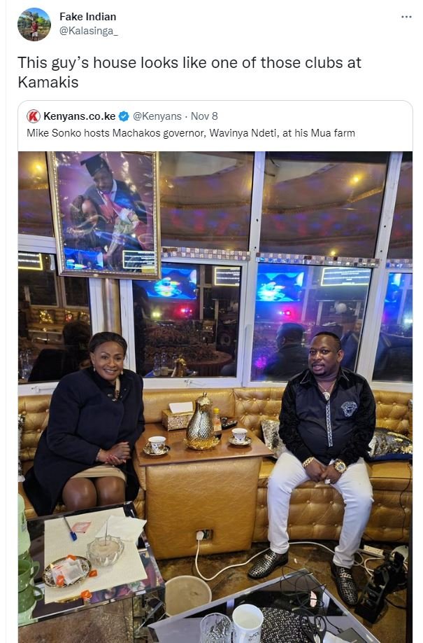 Fake indian kalasinga this guy's house looks like one of those clubs at kamakis