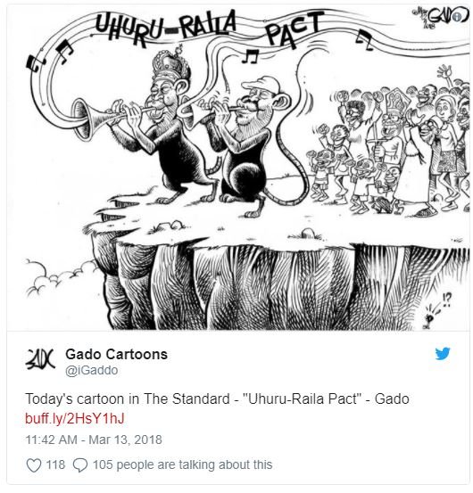 Uhuru_ratıa past k gado cartoons igaddo today's cartoon in the standard uhururai