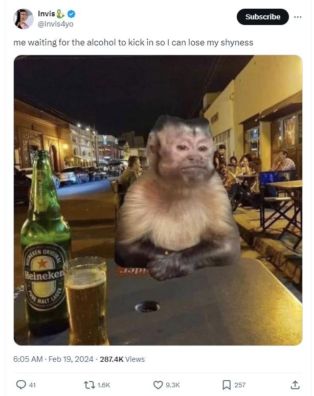 Invis invisuyo subscribe me waiting for the alcohol to kick in so can lose my sh