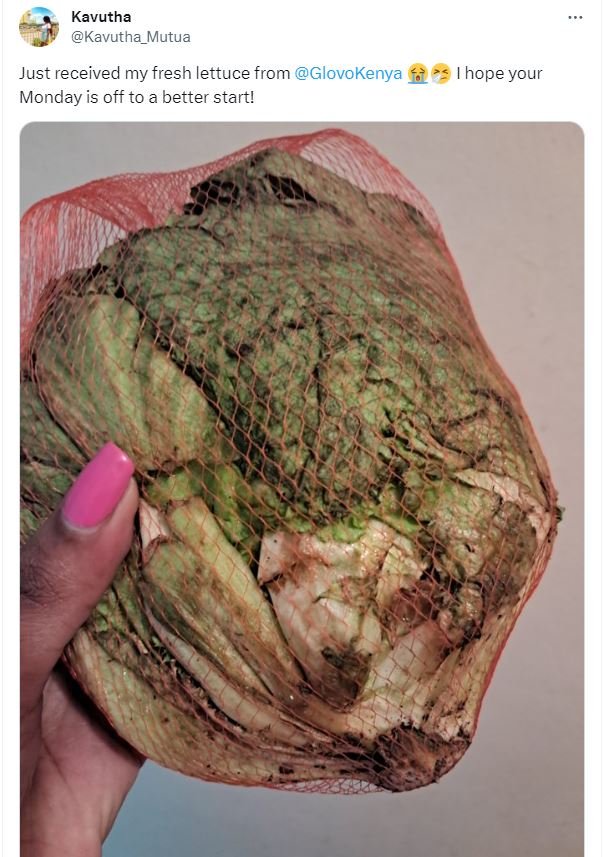 Kavutha kavutha_mutua just received my fresh lettuce from glovokenya monday is o