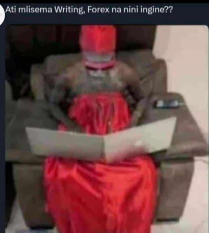 Ati mlisema writing forex na nini ingine??