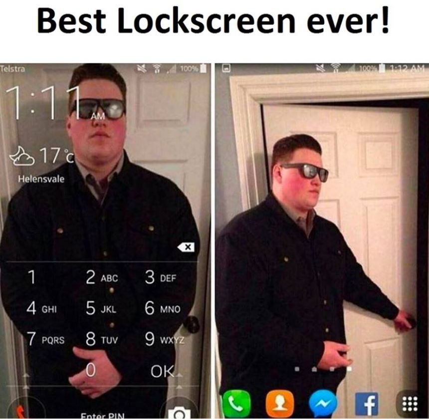 Best lockscreen ever! iclstra 700 17 helensvale 1 2 bc 3 def 4 ghi 5 jkl 6 mno 7