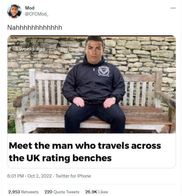 Mod cfcmod _ nahhhhhhhhhhhh weeks ago meet the man who travels across the uk rat