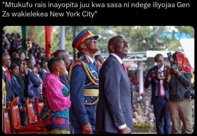 Mtukufu rais inayopita juu kwa sasa ni ndege iliyojaa gen zs wakielekea new york
