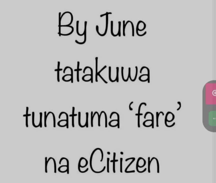 By june tałakuwa fare tunatuma na eciłizen