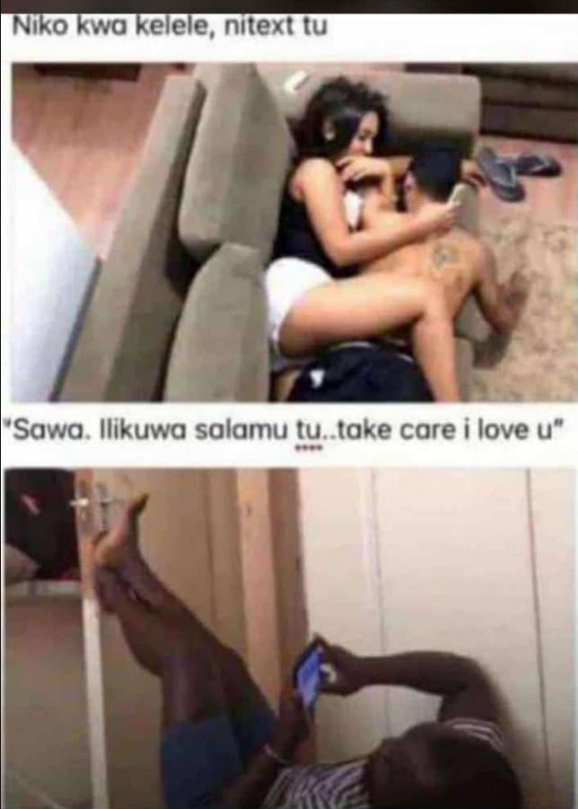 Niko kwa kelele, nitexttu sawa ilikuwa salamu tutake care i love u