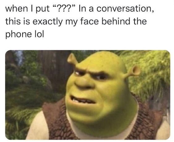 When put ??2 in a conversation, this is exactly my face behind the phone lol
