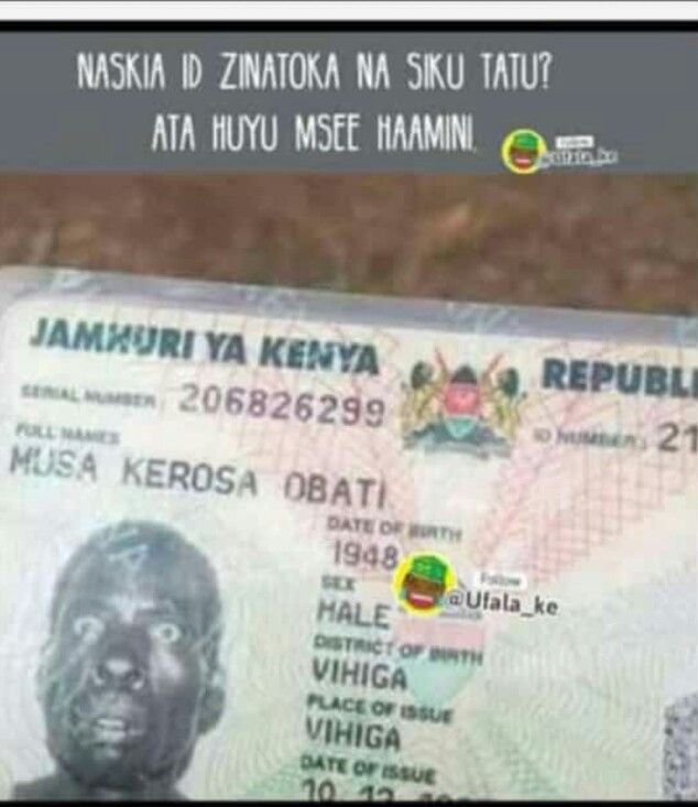 Naskia i zwatoka na sku tatu? ata huyu msee haamini jamxuri ya kexya republ 8 ku