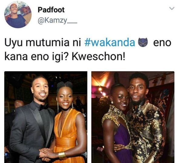 Padfoot kamzy_ uyu mutumia ni wakanda kana eno igi? kweschon! eno