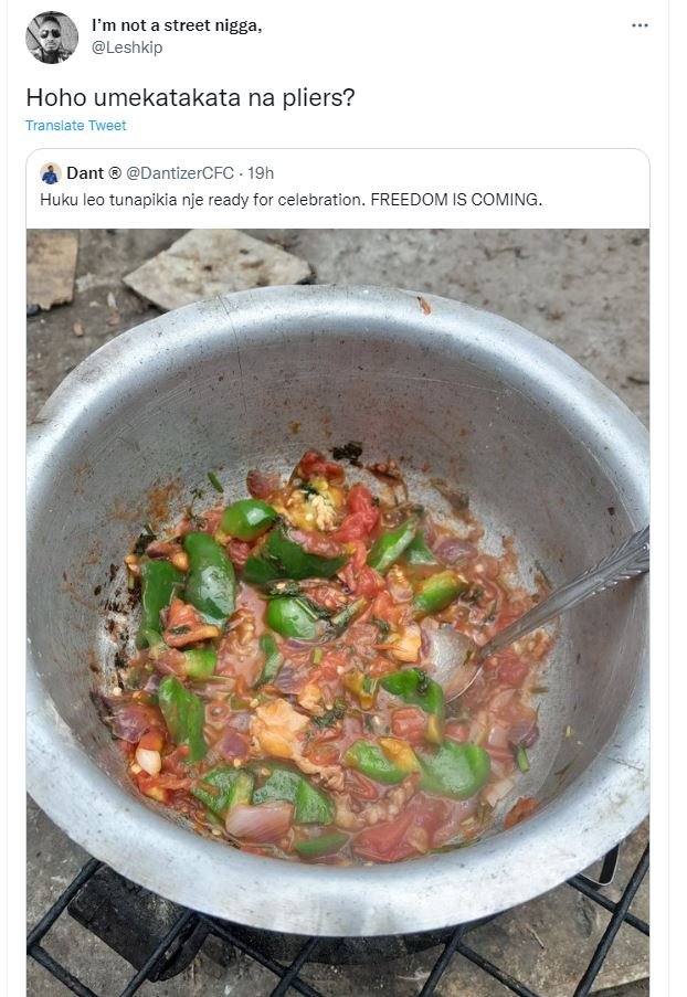 Fm not a street nigga leshkip hoho umekatakata na pliers? translate tweer dant d