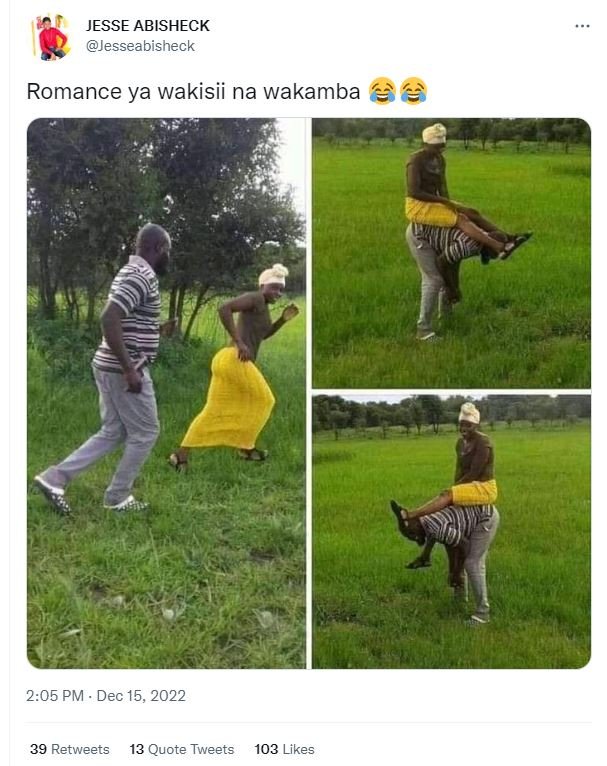 Jesse abisheck jesseabisheck romance ya wakisii na wakamba 205 pm dec 15, 39 ret