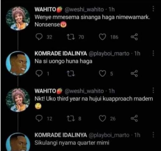 Wahito weshi_wahito ih wenye mmesema sinanga haga nimewamark. nonsense 0 32 l 70