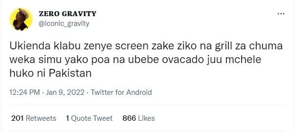 ZERO GRAVITY iconic_gravity Ukienda klabu zenye screen zake ziko na grill za chu