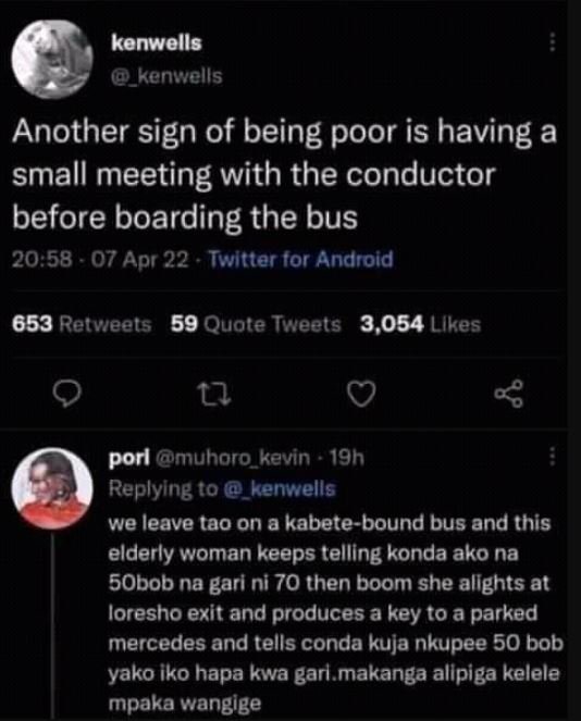 Kenwells kenwells another sign of being poor is having a small meeting with the