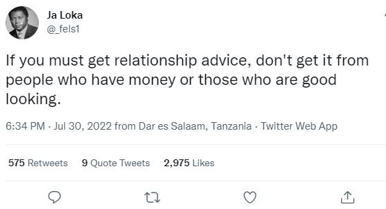 Ja loka _felsi if you must get relationship advice don't get it from people who