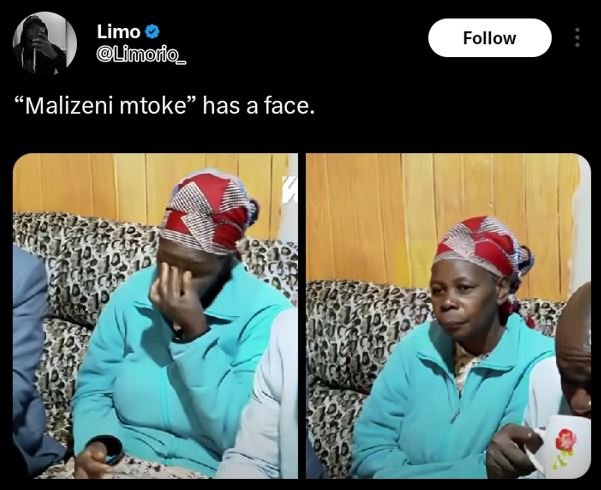 Limo limoo_ follow malizeni mtoke has a face.