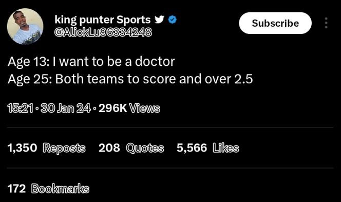 King punter sports alcklu96384248 subscribe age 13 want to be a doctor age 25 bo