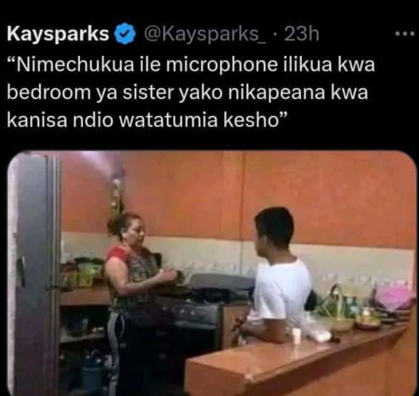 Kaysparks kaysparks 23h nimechukua ile microphone ilikua kwa bedroom ya sister y