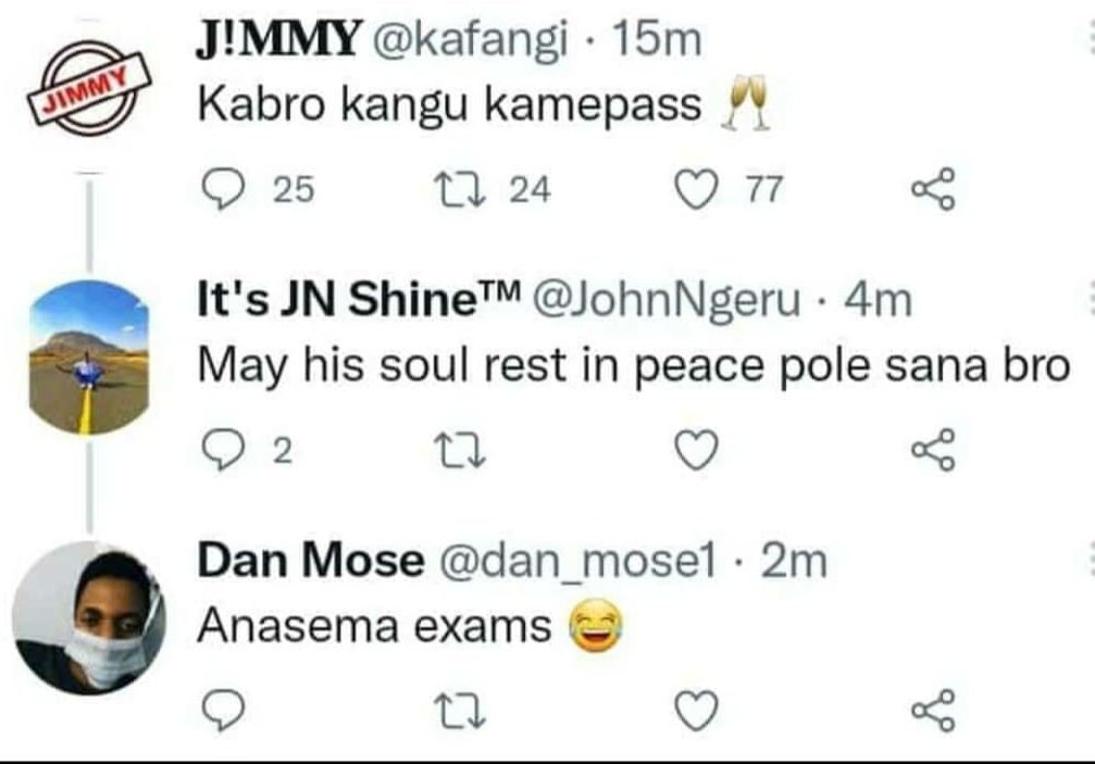 Jimmy kafangi 15m ummy kabro kangu kamepass 25 1 24 77 it's jn shinetm johnngeru