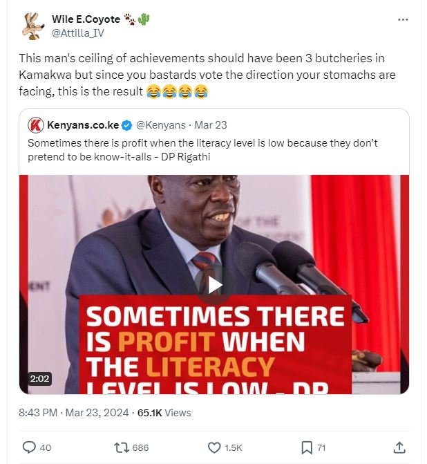 Wile ecoyote attilla_iv this man's ceiling of achievements should have been 3 bu