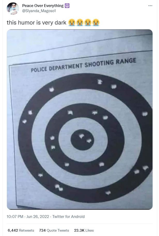 Peace over everything siyanda_magosoi this humor is very dark fàfàfàfàè shooting