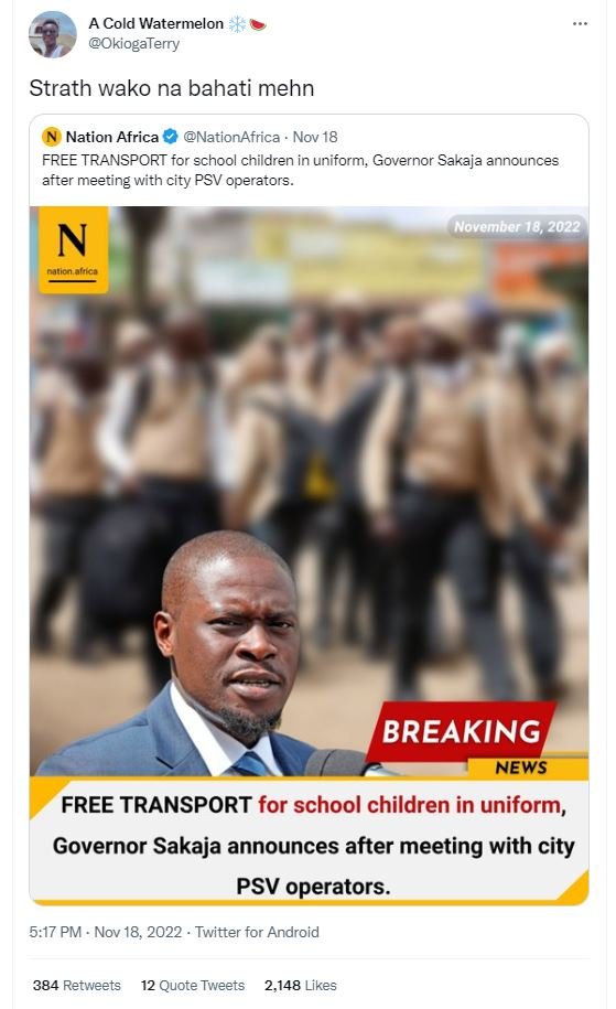 A cold watermelon okiogaterry strath wako na bahati mehn nation africa nationafr