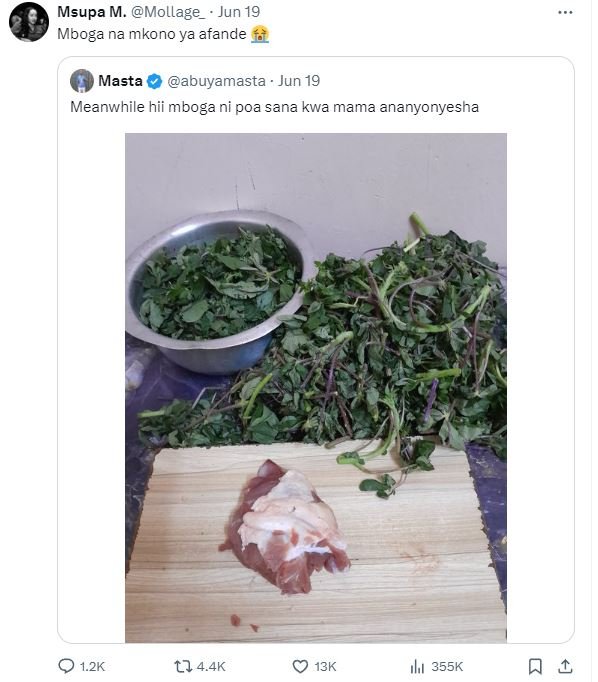 Msupa m. mollage jun 19 mboga na mkono ya afande masta abuyamasta jun 19 meanwhi