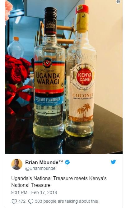 Uganda waragi kenya cane coconl conut flavoure brian mbunde t brianmbunde uganda