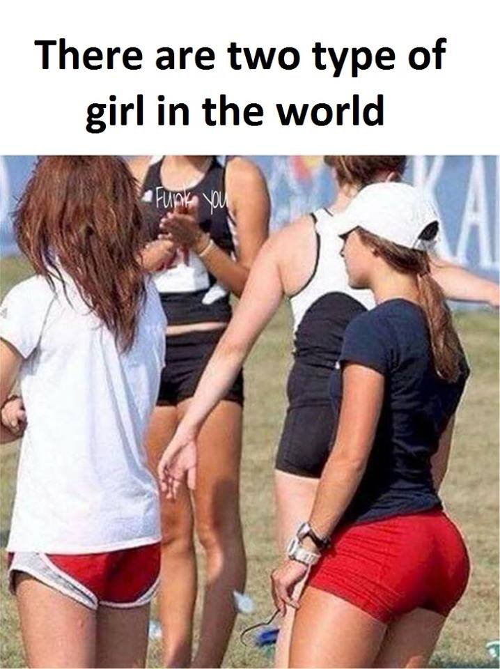 There are two type of girl in the world fupy yov