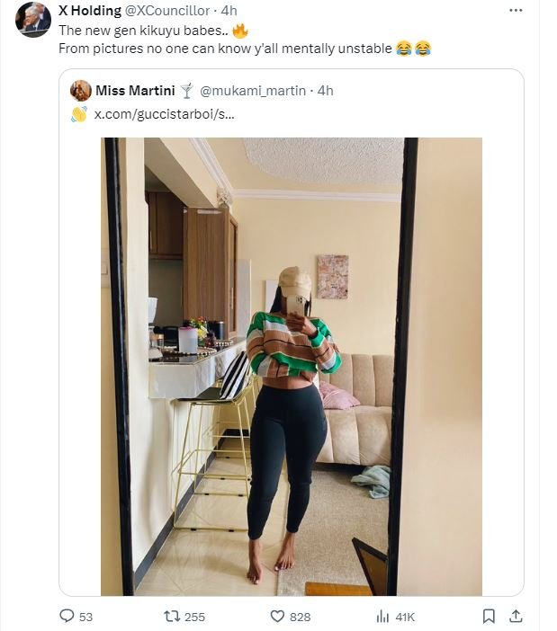 X holding xcouncillor the new gen kikuyu babes. from pictures no one can know y'