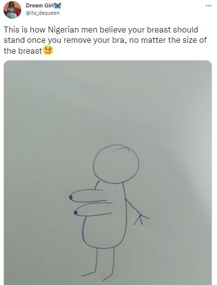 Dream girlgt its_daqueen this is how nigerian men believe your breast should sta