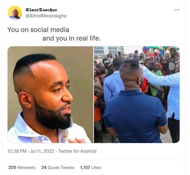 Classteacher alfredmwandagha you on social media and you in real life_ 12.38 pm